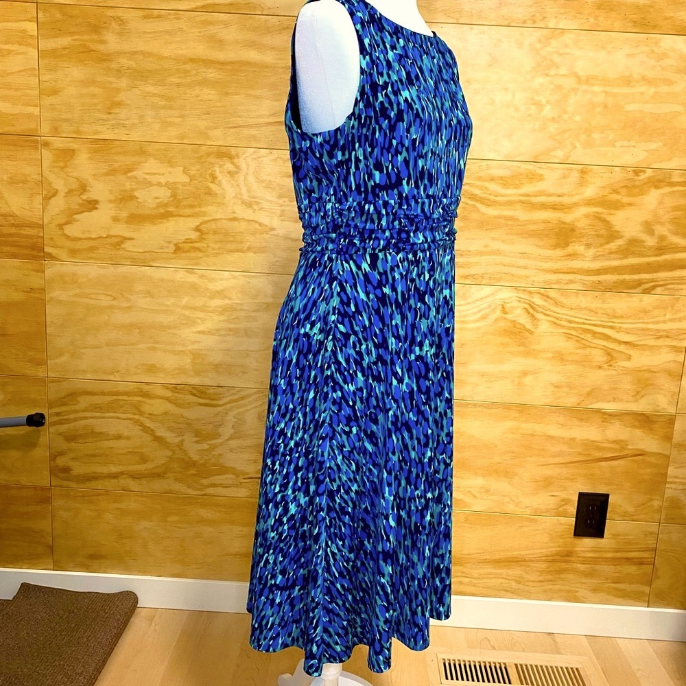 Lovely Jessica Howard Print Dress - Size 14